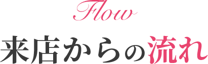 Flow 来店からの流れ